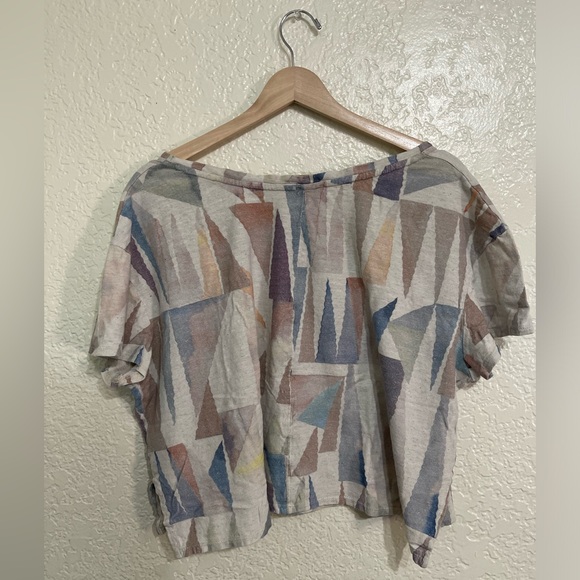 Anthropologie - Mixed Dye Tee, size L - Picture 2 of 4